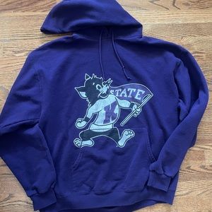 SOLD - Champion purple “Old Willie” hoodie